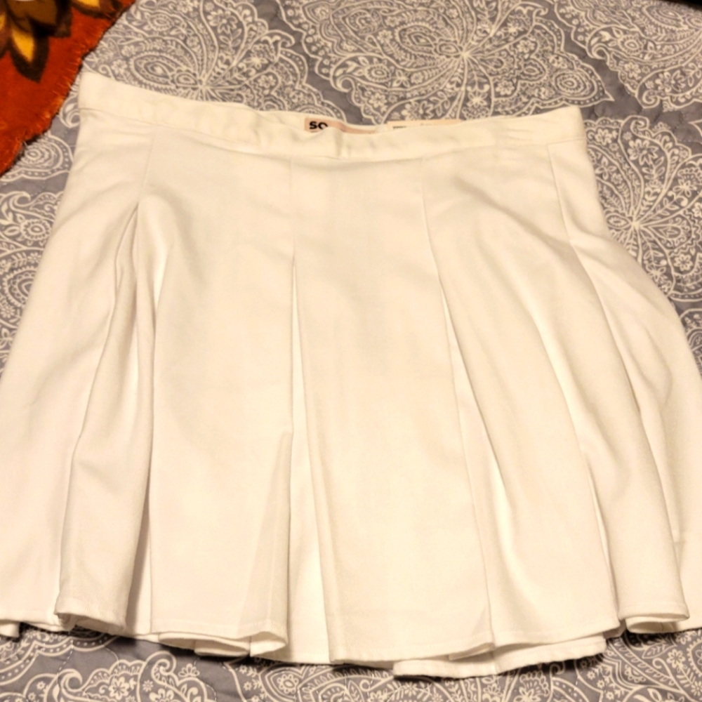 New So good for life pleated mini skirt